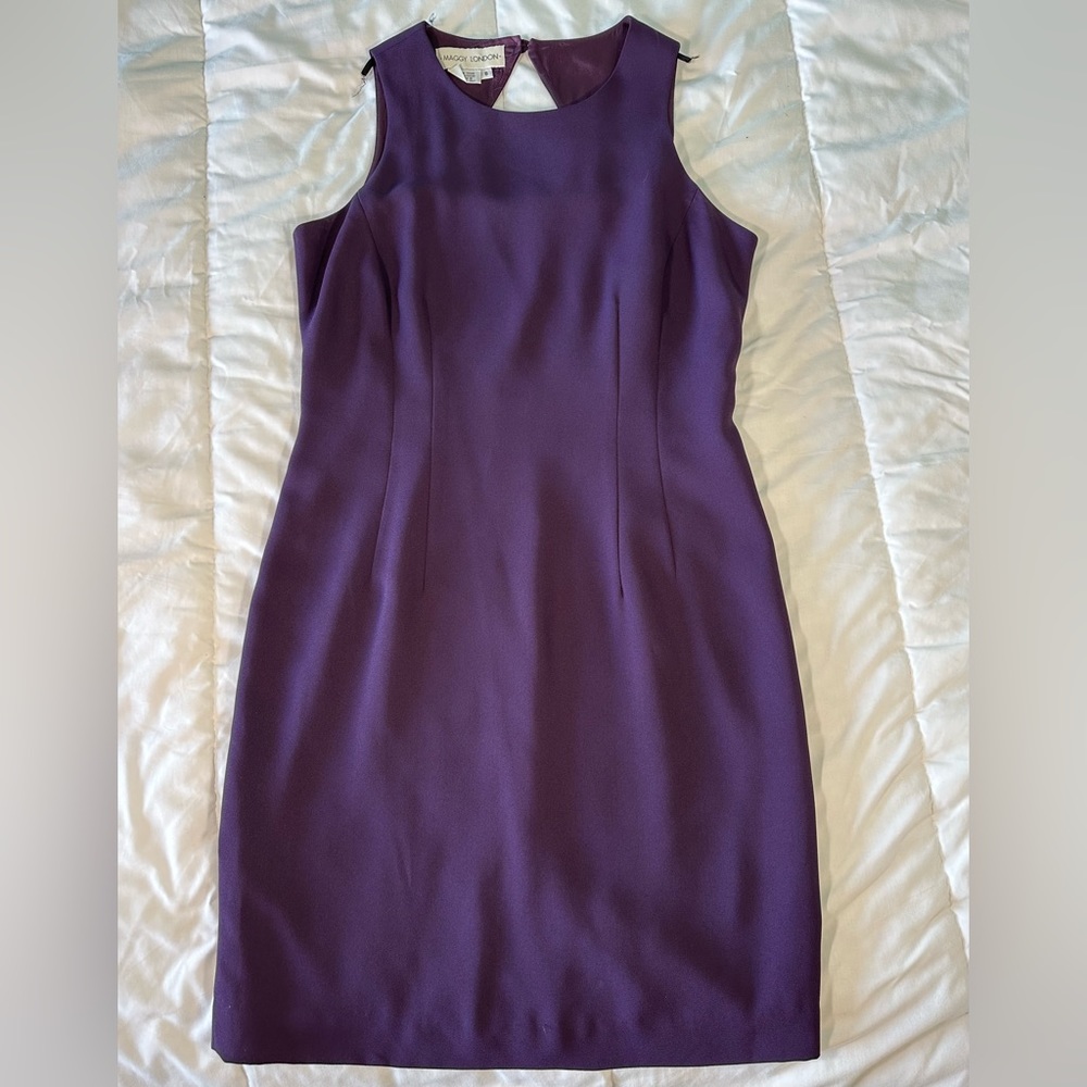 Plum Purple Pencil Dress
